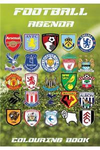 Football Agenda and Colouring Book
