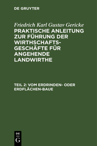 Vom Erdrinden- Oder Erdflächen-Baue