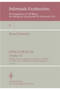 Gpss-Fortran, Version II