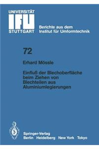 Einfluß Der Blechoberfläche Beim Ziehen Von Blechteilen Aus Aluminiumlegierungen
