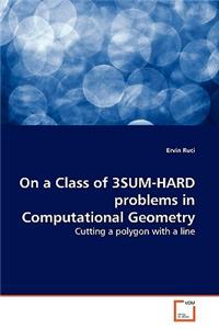 On a Class of 3SUM-HARD problems in Computational Geometry