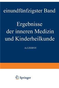 Ergebnisse Der Inneren Medizin Und Kinderheilkunde