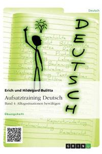 Aufsatztraining Deutsch - Band 4