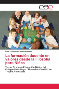 formación docente en valores desde la Filosofía para Niños