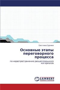 Osnovnye Etapy Peregovornogo Protsessa