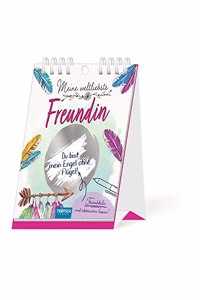 Trotsch Meine weltliebste Freundin UberraschungsgruÃŸe: Geschenk Freundin Rubbelsticker Kreativitat Geschenkidee Uberraschung Tischaufsteller: Geschenk ... UberraschungsgruÃŸe Tischaufsteller