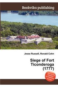 Siege of Fort Ticonderoga (1777)