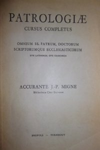 Patrologiae cursus completus. Series graeca. Accurante J.P. Migne