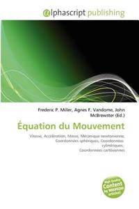 Equation Du Mouvement