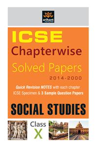 Icse Chapterwise Solved Papers (2014-2000) Social Studies Class 10Th