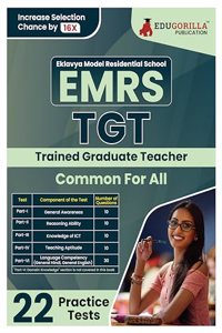 EMRS TGT : Common For All Exam Book 2024 (English Edition)- Eklavya Model Residential School Trained Graduate Teacher - 22 Practice Tests (1500+ Solved MCQs) with Free Access To Online Tests