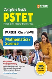 Arihant PSTET Punjab State Teacher Eligibility Test Paper 2 Class (6-8) Mathematics / Science Guide