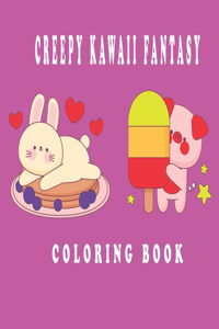 creepy kawaii fantasy coloring book