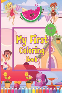My First Coloring Book Ages 1+