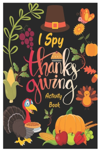 I Spy Thanksgiving Activity Book