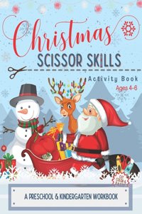 Christmas Scissor Skills Activity Book