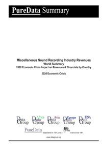 Miscellaneous Sound Recording Industry Revenues World Summary