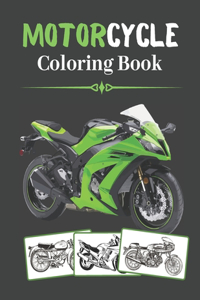 Motorcycle Coloring Book
