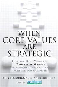 When Core Values Are Strategic
