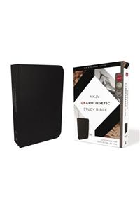 NKJV, Unapologetic Study Bible, Bonded Leather, Black, Red Letter Edition