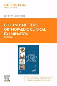 Netter's Orthopaedic Clinical Examination Elsevier eBook on Vitalsource (Retail Access Card)