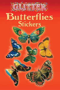 Glitter Butterflies Stickers