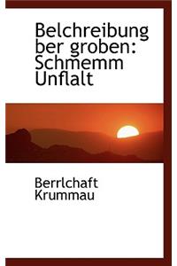 Belchreibung Ber Groben