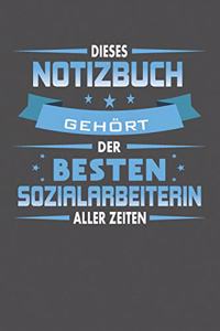 Dieses Notizbuch Gehört Der Besten Sozialarbeiterin Aller Zeiten