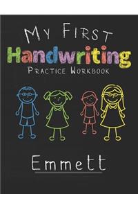 My first Handwriting Practice Workbook Emmett