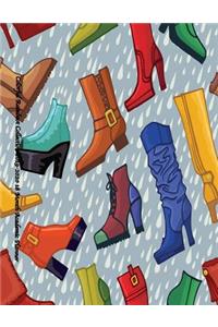 Colorful Rainboot Collection 2019-2020 18 Month Academic Planner