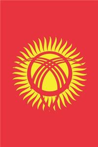 Kyrgyzstan Travel Journal - Kyrgyzstan Flag Notebook - Kyrgyzstani Flag Book