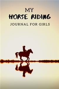 My Horse Riding Journal for girls
