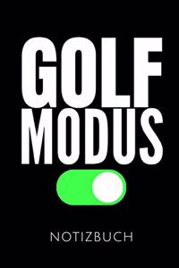 Golf Modus Notizbuch