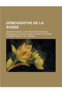 Demographie de La Suisse