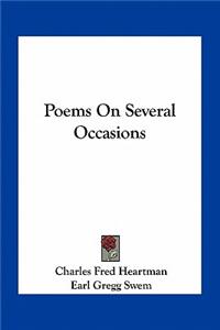 Poems On Several Occasions
