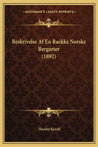 Beskrivelse Af En Raekke Norske Bergarter (1892)