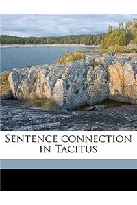 Sentence Connection in Tacitus