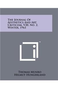 Journal Of Aesthetics And Art Criticism, V20, No. 2, Winter, 1961