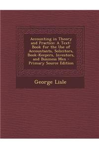 Accounting in Theory and Practice