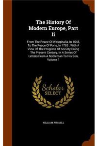 History Of Modern Europe, Part Ii