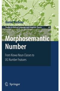 Morphosemantic Number: