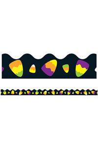 Candy Corn Scalloped Borders