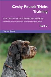 Cesky Fousek Tricks Training Cesky Fousek Tricks & Games Training Tracker & Workbook. Includes