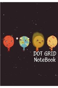 Dot Grid Notebook Solar System
