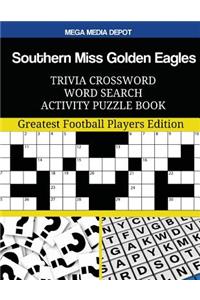 Southern Miss Golden Eagles Trivia Crossword Word Search Activity Puzzle Book