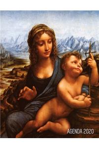 Léonard de Vinci Agenda Annuel 2020