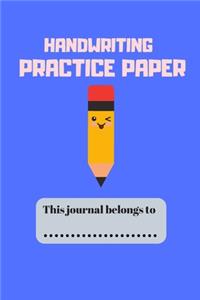 Handwriting Practice Paper