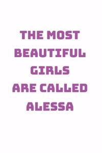 Alessa Girl Woman Notebook