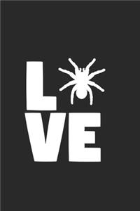 Love tarantulas - black cover