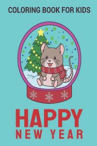 New Year Coloring Book